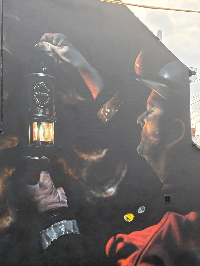 Horden Hub House mural